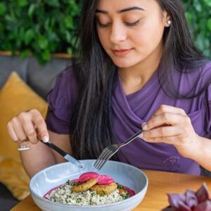White Bean Falafel With Cauli Rice